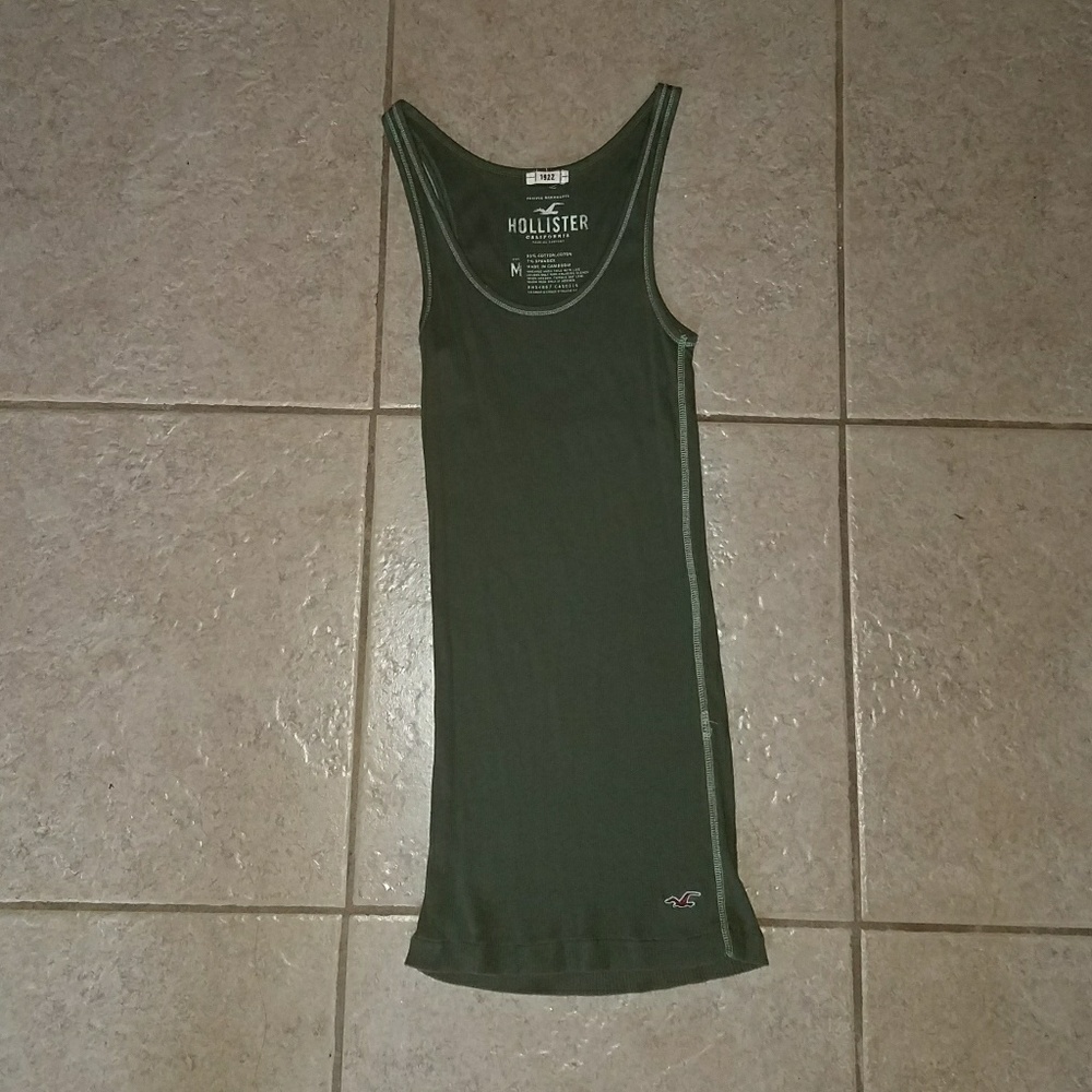 Hollister Ribbed tank top Medium